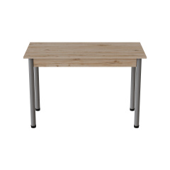 Стіл кухонний Ferrum-decor Беніта 75x120x80 Сірий ДСП Дуб Сан-Марино 16мм (BEN0058) Бердянськ