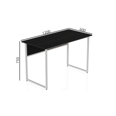 Комп'ютерний стіл Ferrum-decor Коді 75x120x60 білий ДСП Сосна Кембра 16мм Павлоград