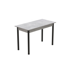 Стіл кухонний Ferrum-decor Беніта 75x120x80 Чорний ДСП Бетон 16мм (BEN0021) Киев