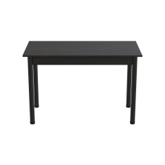 Стіл кухонний Ferrum-decor Беніта 75x120x80 Чорний ДСП Сосна Кембра 16мм (BEN0017) Обухів