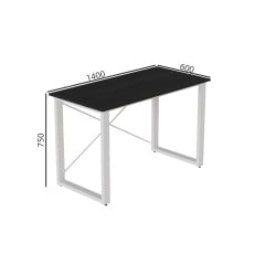 Письмовий стіл Ferrum-decor Драйв 750x1400x600 Білий метал ДСП Сосна Кембра 32 мм (DRA185) Одесса