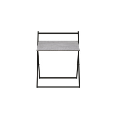 Стол трансформер Компакт 1 Ferrum-decor 750x790x720 Черный металл ДСП Бетон 16 мм (KOM107) Киев