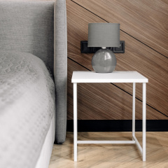 Журнальний стіл Adore Décor Квадро S Квадратний 40х40х43 см Білий Курень