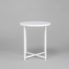 Журнальний стіл Adore Décor Модерн S Круглий 40х40х43 см Білий Курень