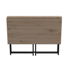 Стол раскладной Морис Ferrum-decor 750x1000x600 Черный металл ДСП Дуб Сан-Марино 16 мм (MORI002) Шепетівка