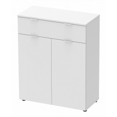Комод Doros Рон 2 2 фасади 1 шухляда Білий 80х38х100 (41516003) Мукачево