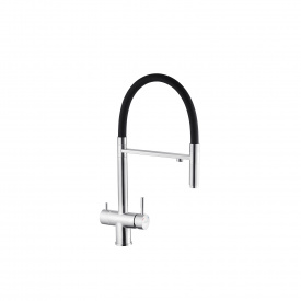 Смеситель Кухонный Kroner (Krp) Edelstahl Klassisch-Esg03815Blk