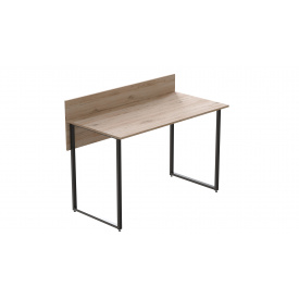 Компьютерный стол Ferrum-decor Скай 75x100x70 черный ДСП Дуб Сан-Марино 16мм