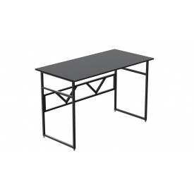 Компьютерный стол Ferrum-decor Раян 75x120x70 черный ДСП Сосна Кембра 32мм