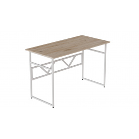 Компьютерный стол Ferrum-decor Раян 75x100x70 белый ДСП Дуб Сан-Марино 32мм