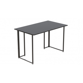 Компьютерный стол Ferrum-decor Ханна 75x120x60 черный ДСП Сосна Кембра 16мм