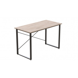Компьютерный стол Ferrum-decor Дейв 75x140x70 черный ДСП Дуб Сан-Марино 16мм