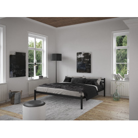 ЛіжкоЛідс Tenero 1600х1900 Чорний оксамит