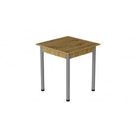 Стол кухонный Ferrum-decor Агата 75x70x70 Серый ДСП Дуб Артизан 16мм (AGA0062)