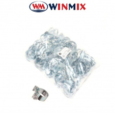 Хомут червячный оцинкованный Mini 6-8 пачка (100 шт)