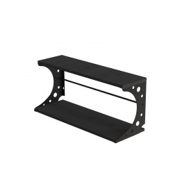 Полиця настінна Ferrum-decor Букін 330x500x240 метал Чорний ДСП Сосна Кембра 16 мм (BUK0003)