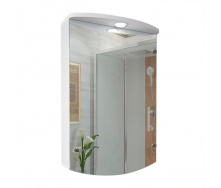 Зеркальный шкаф в ванную комнату Tobi Sho 57-S с подсветкой 770х500х125 мм