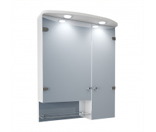 Зеркальный шкаф в ванную комнату Tobi Sho 0750-S с подсветкой 752х600х125 мм
