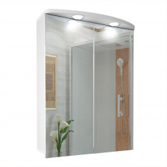 Дзеркальна шафа у ванну кімнату Tobi Sho 68-N з підсвіткою 800х600х145 мм Київ