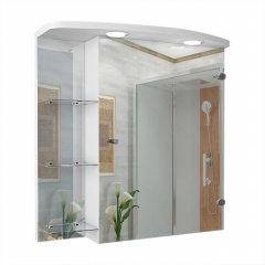Зеркальный шкаф в ванную комнату Tobi Sho 66-S с подсветкой 620х600х125 мм Ивано-Франковск