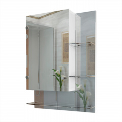 Зеркальный шкаф в ванную комнату Tobi Sho 75-Z без подсветки 700х500х125 мм Новониколаевка