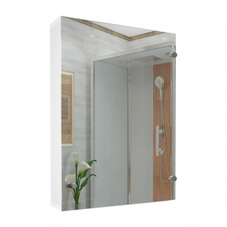 Зеркальный шкаф в ванную комнату Tobi Sho 38-B без подсветки 700х500х125 мм