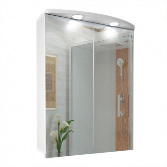 Дзеркальна шафа у ванну кімнату Tobi Sho 68-N з підсвіткою 800х600х145 мм