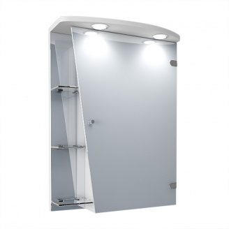 Зеркальный шкаф в ванную комнату Tobi Sho 055-SK с подсветкой 750х550х125 мм