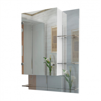 Зеркальный шкаф в ванную комнату Tobi Sho 75-Z без подсветки 700х500х125 мм