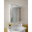 Зеркальный шкаф в ванную комнату Tobi Sho 038-B без подсветки 700х500х125 мм Ровно