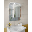 Зеркальный шкаф в ванную комнату Tobi Sho 075-S с подсветкой 700х500х125 мм Луцк