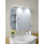Дзеркальна шафа у ванну кімнату Tobi Sho 066-NS з підсвіткою 620х600х125 мм Київ