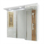 Зеркальный шкаф в ванную комнату Tobi Sho 80-SZ с подсветкой 700х800х150 мм Херсон
