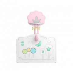 Манеж BabyPlayPen "Магической лес" встроенное баскетбольное кольцо 165*165*62 см Розовый Самбір