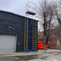 Мобильная вышка тура 10 м Техпром 1.2 х 2.0 (м) 7+1 Стандарт Калуш