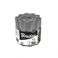 Бордюр хвилястий газонний 9м х 10см сірий Bradas