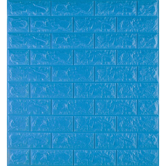 Самоклеющаяся декоративная 3D панель Loft Expert 3-7 Под синий кирпич 700x770x7 мм Киев