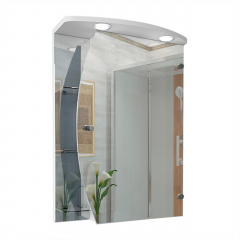 Зеркальный шкаф в ванную комнату Tobi Sho 557-N с подсветкой 770х550х125 мм Житомир