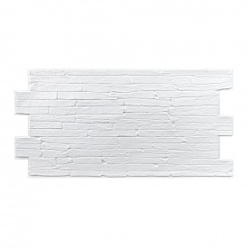 Декоративна панель ПВХ під білий камінь 960х480х4мм SW-00001840 Sticker Wall
