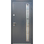 Двери входные металлические Металл/МДФ Адель 1 стеклопакет Ваш ВиД Антрацит 860,960х2050 Левое/Правое Балаклея