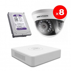 Комплект відеоспостереження Hikvision Light-3-8
