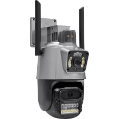 IP камера видеонаблюдения RIAS P11-QQ6 (iCSee APP) Wi-Fi 2 объектива 3MP+3MP уличная с удаленным доступом Житомир