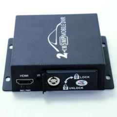 Мобільний AHD відеореєстратор на 2 камери Pomiacam HD DVR Чорний (100399) Херсон