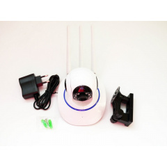 IP-камера RIAS X8100 Plus Wi-Fi 3 антени з віддаленим доступом White (3sm_1034941603) Київ