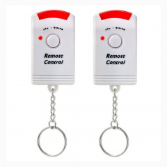 Автономна сенсорна сигналізація Remote Control 105/0944 з датчиком руху + 2 брелоки Біла Львов