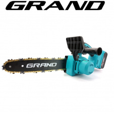 Пила цепная аккумуляторная Grand АПЦ-20V/4-8" (20 V, 4 Ач) безщеточная, 2 аккумулятора