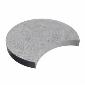 Тротуарная плитка садовая Срез 600х380 мм