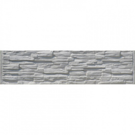 Форма для еврозабора "Песчаник" стеклопластиковая