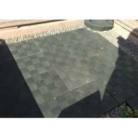 Тротуарная плитка Шоколадка 300х300х30 мм Черный