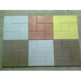 Тротуарная плитка Калифорния 300х300х30 мм Желтый